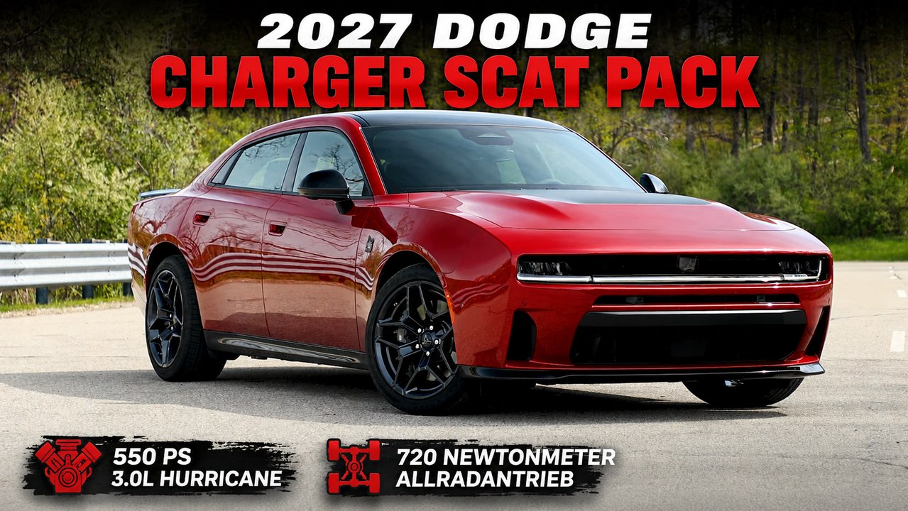 2027 Dodge Charger Scat Pack Four-door: Alle Infos & Fahraufnahmen