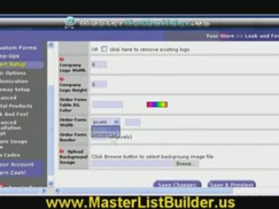 Setup Your Shopping Carts to Have the Look and Feel Criteria
