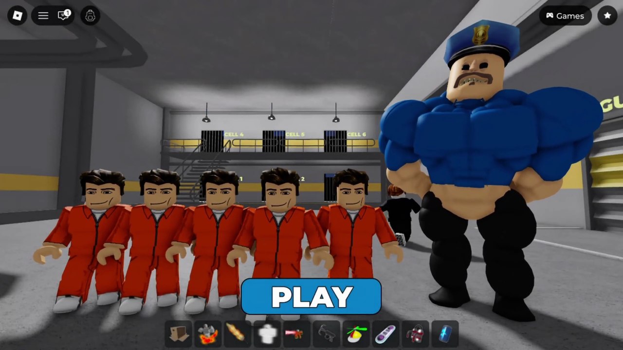 PRISONER PLAYERS PRISON RUN! Obby Roblox Gameplay Walkthrough No Death 4K