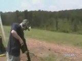 Rifle Shoots Down Tree