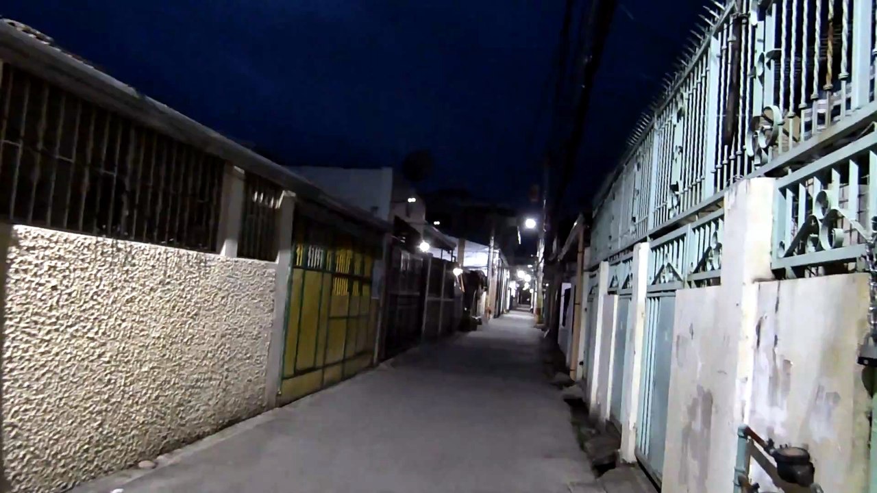 Empty Alley on Diego Silang Street in Barangay Salapungan, Angeles City, Pampanga, Philippines