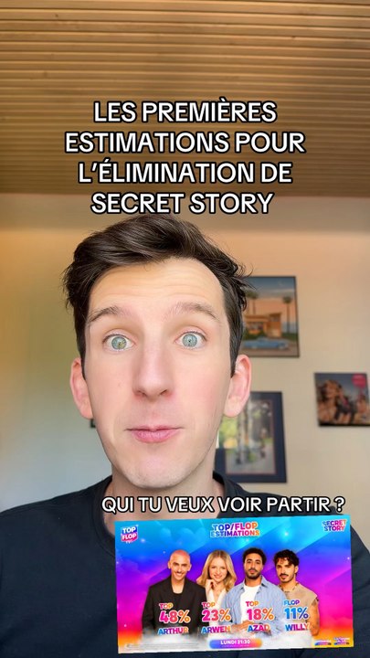 LES PREMIÈRES ESTIMATIONS DE L’ÉLIMINATION DE SECRET STORY 👁️