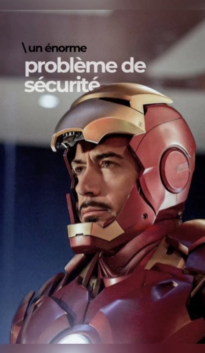 La grave faille de sécurité dans le casque d'Iron Man... #tonystark #ironman #avengers #marvel #onregardequoi