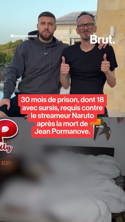 0 mois de prison, dont 18 avec sursis, requis contre le streameur Naruto après la mort de Jean Pormanove.