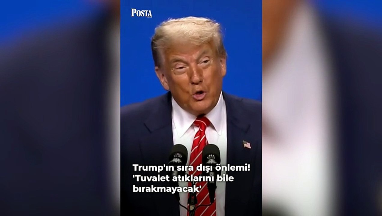 Trump’ın güvenlik protokolü şaşırttı! Ekibi tuvalet atıklarını bile toplayacak