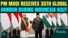 Modi Gets Indonesia’s Highest Civilian Award During His Tour;Receives His 35th International Honours