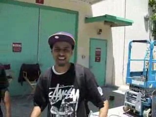 El Prez & Dale Danja at the "Soul Hop" video shoot