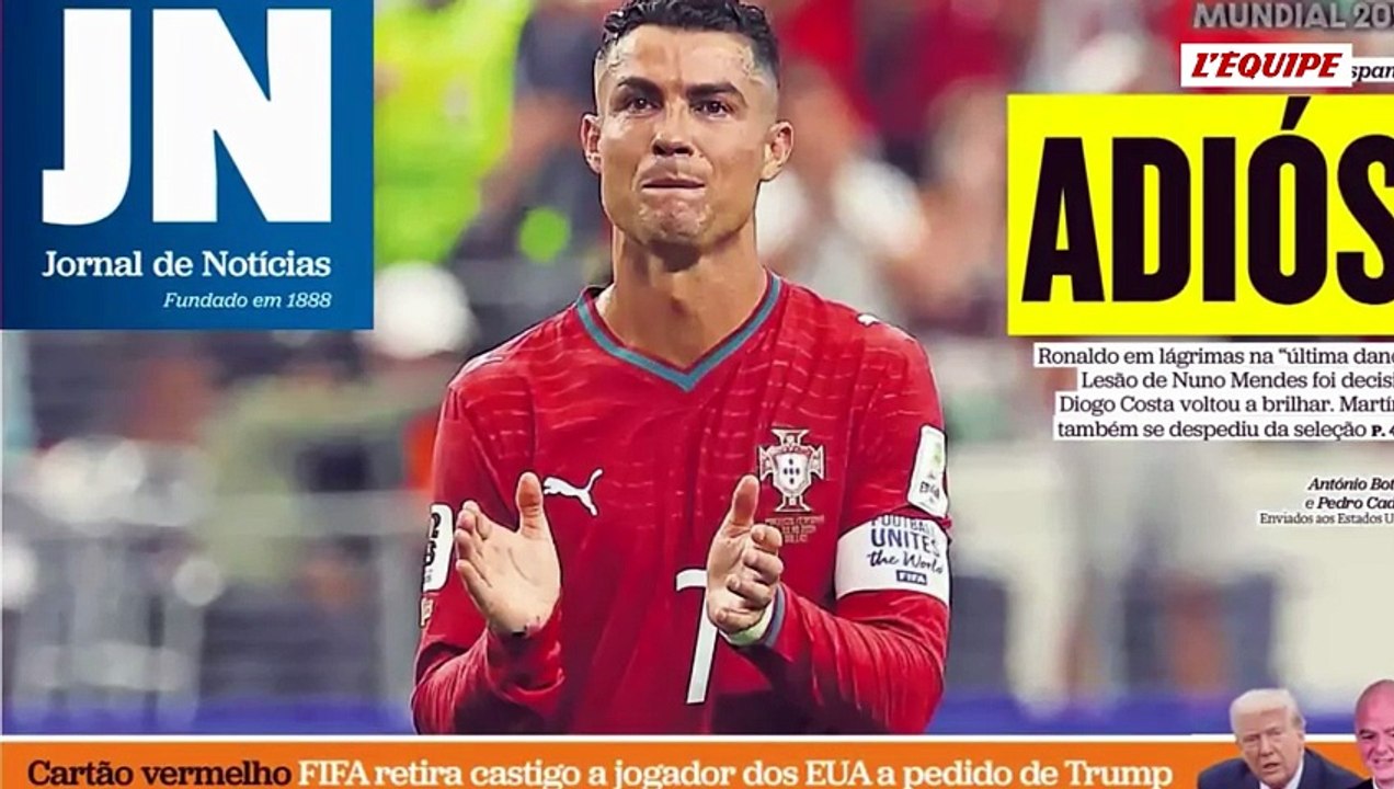 « Il est temps que Cristiano Ronaldo fasse un pas de côté », « entraîneur limité » et « au discours creux »... CR7 critiqué, Martinez conspué par la presse après l'élimination du Portugal - Foot - Coupe du monde 2026