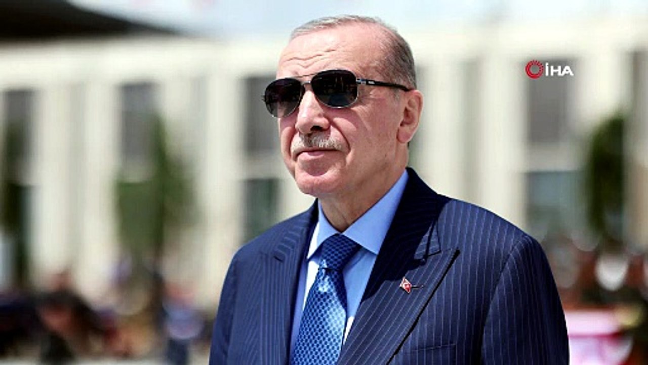 Cumhurbaşkanı Erdoğan, ABD Başkanı Trump’ı resmi törenle karşıladı