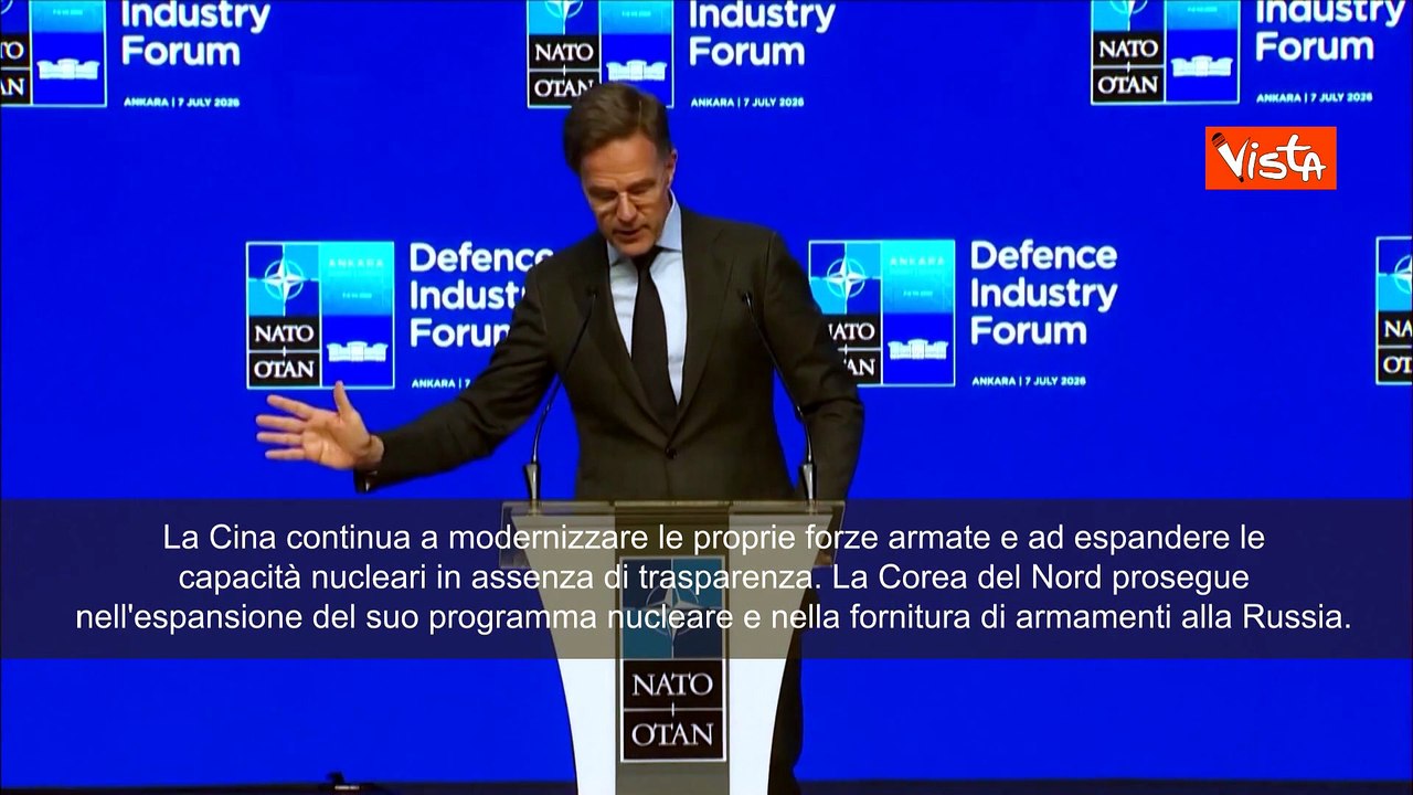 Rutte (Nato): Serve rivoluzione Industria Difesa. Ronzio deve trasformarsi in un ruggito