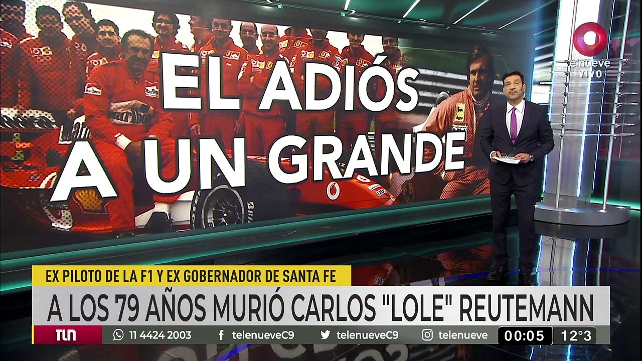 A los 79 años murió Carlos "Lole" Reutemann