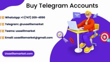Buy Telegram Accounts !~ Top 11 Place Sites To