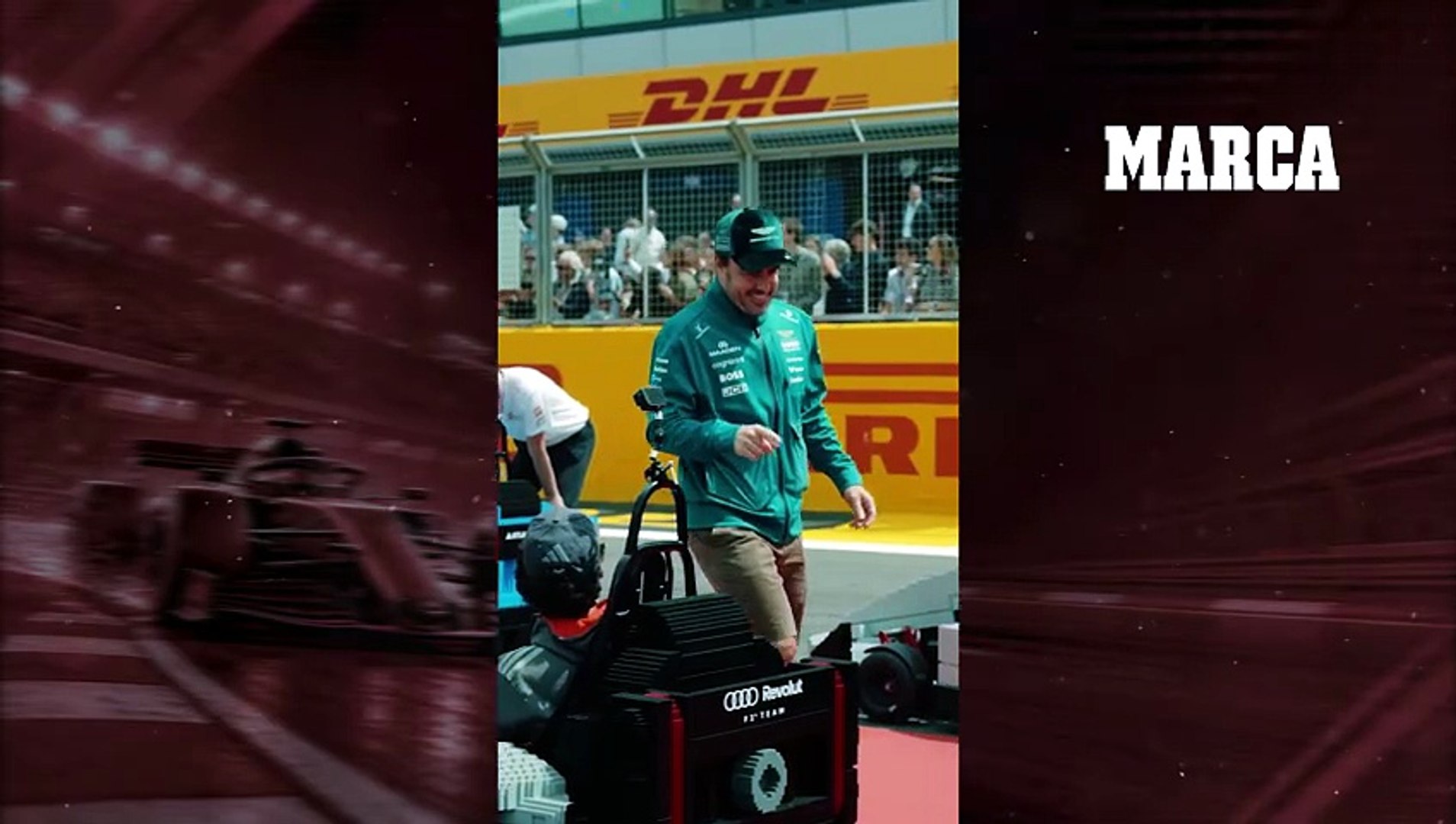 Hacía mucho que no se veía así a Alonso: desvelado su 'onboard' de la carrera Lego