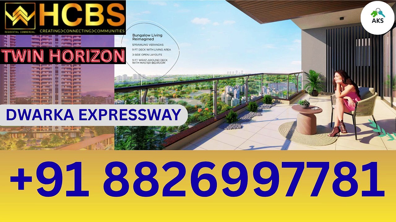 Dwarka Expressway HCBS Twin Horizon 4 BHK 7000 SQFT Penthouse Gurgaon | +91 8826997781
