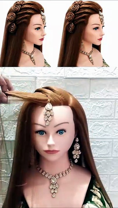 Easy open hairstyle for girls