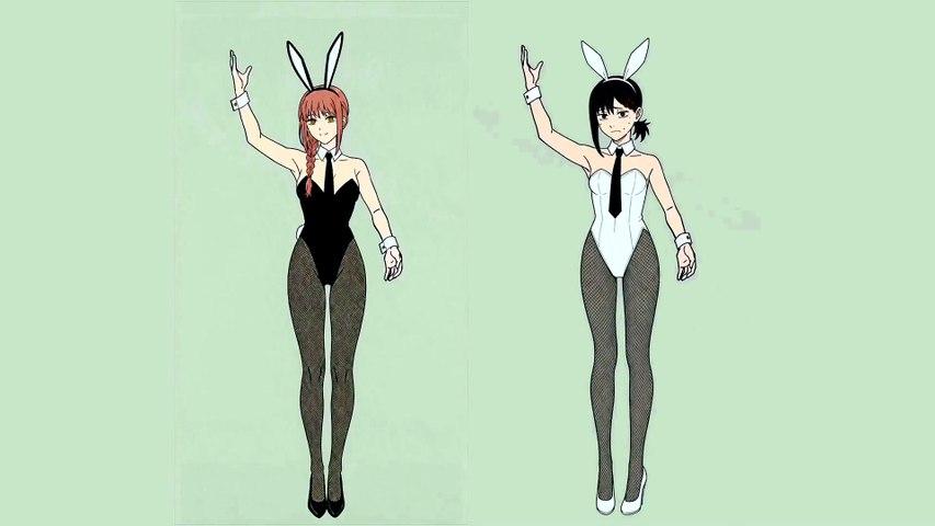 マキマとコベニのバニーガール　レゼダンス