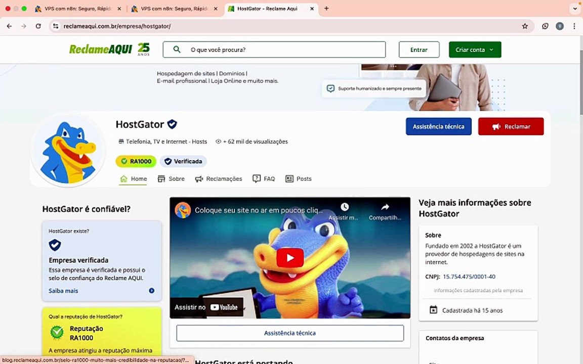 SERVIDOR VPS n8n HOSTGATOR Vale a Pena ? COMO CONTRATAR SERVIDOR VPS HOSTGATOR?