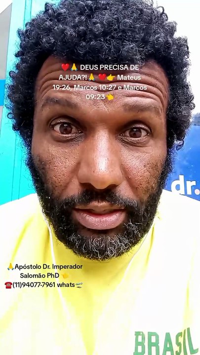 ❤🙏 DEUS PRECISA DE AJUDA?!🙏 ❤👉 Mateus 19:26, Marcos 10:27 e Marcos 09:23👈