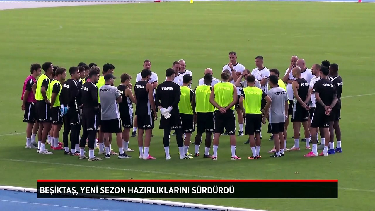 Beşiktaş, yeni sezon hazırlıklarını sürdürdü