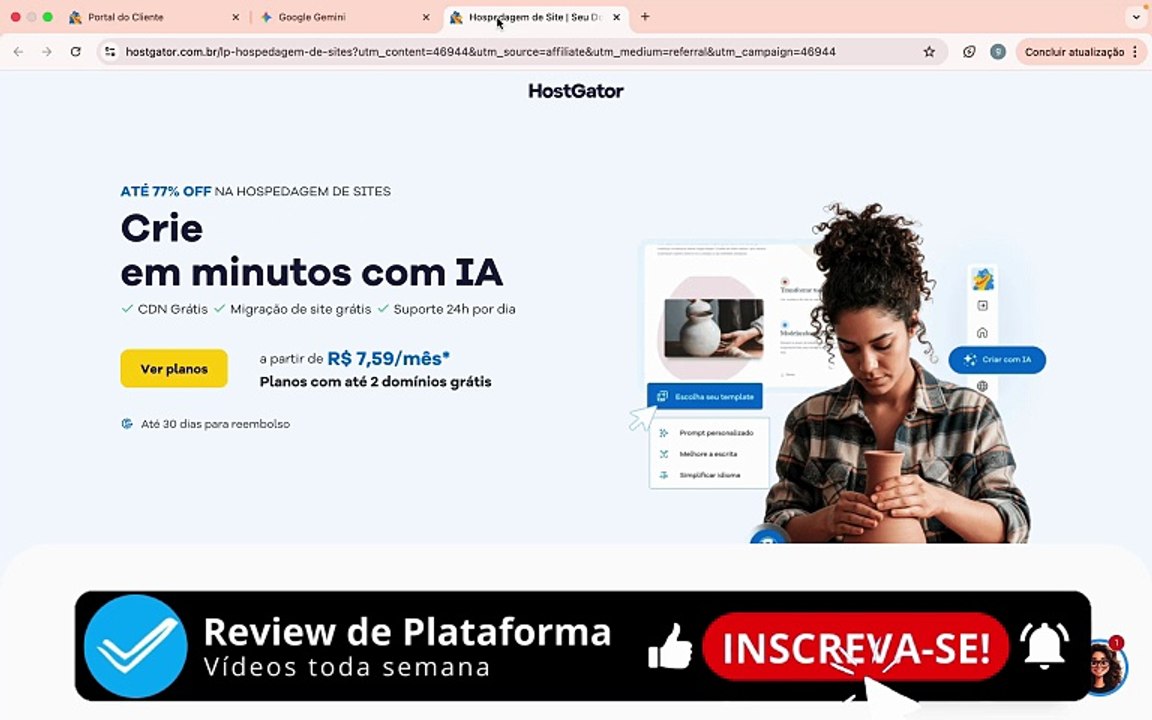 Crie uma Landing Page de Psicologia em HTML no Gemini e Suba na HostGator!