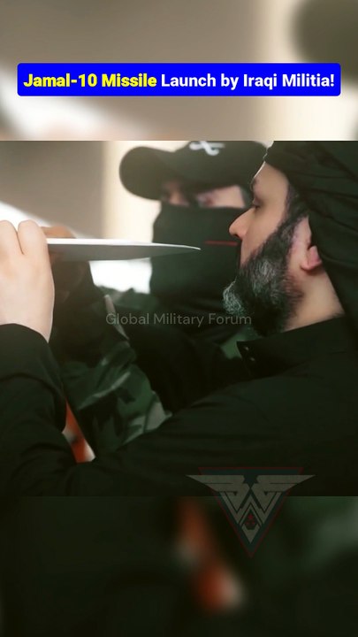 Iraqi Militia Demonstrates Jamal-10 Missile