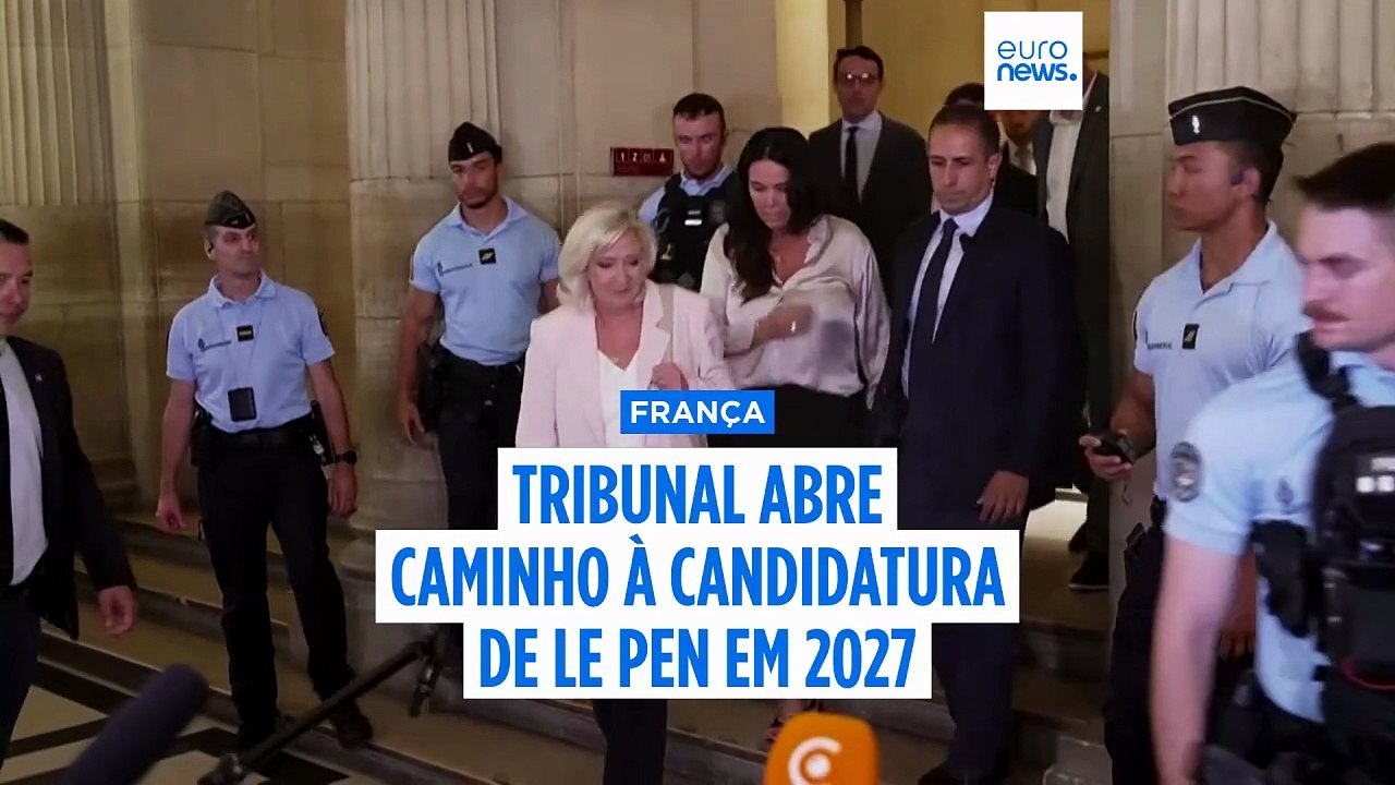 Marine Le Pen condenada a 45 meses de inelegibilidade, 30 com pena suspensa