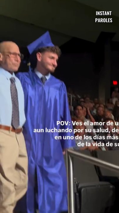 Ce père réalise un geste précieux pour son fils le jour de sa remise de diplôme