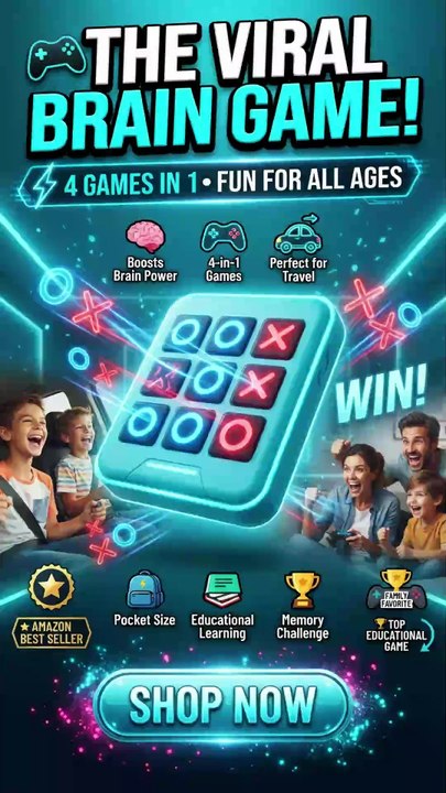 Tic-Tac-Toe Bolt Game Review | 4-in-1 Handheld Electronic Puzzle Game for Kids & Adults