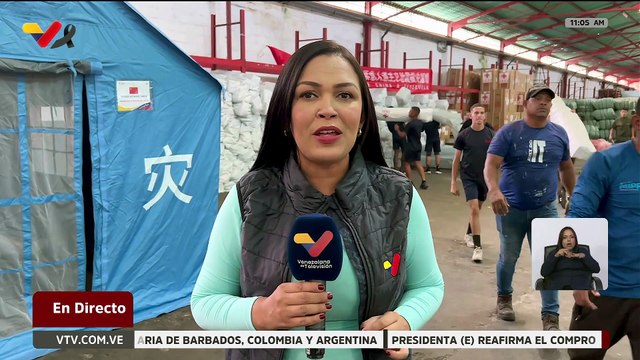 Serán distribuidas 140 carpas enviadas por China para la atención de las familias afectadas por los sismos