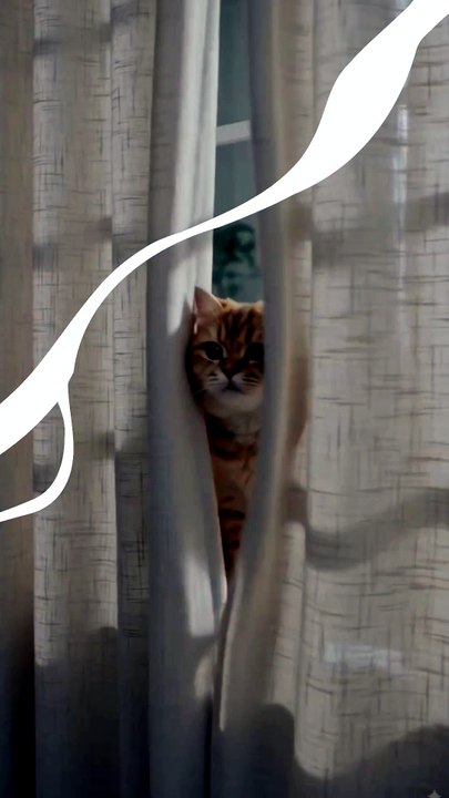 Cats in window funny cute