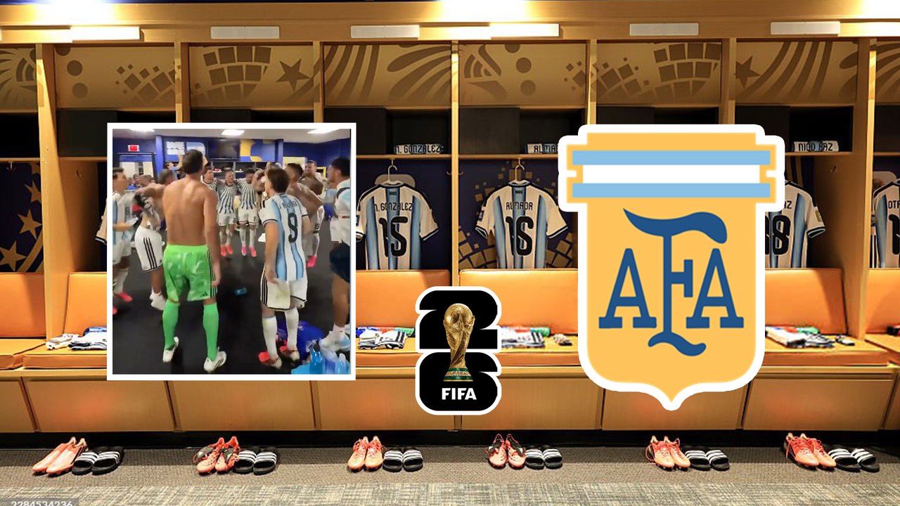 Argentina explota en el vestidor tras conseguir los cuartos de final en el Mundial 2026