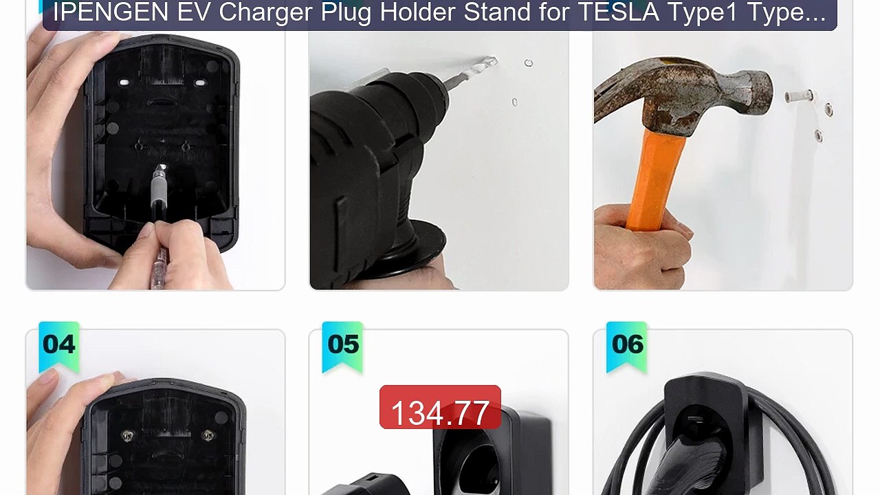 IPENGEN EV Charger Plug Holder Stand for TESLA Type1 Type2 GBT Sta... -- Best Deal 2026 | Shop Now!