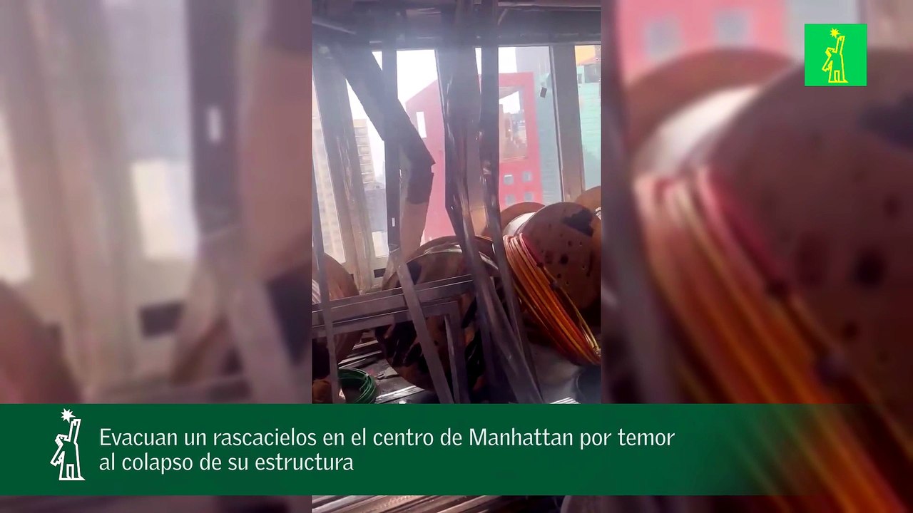 Evacuan un rascacielos en el centro de Manhattan por temor al colapso de su estructura