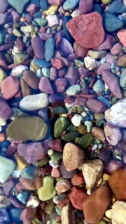 Beautiful Stones Beneath Crystal Clear Water