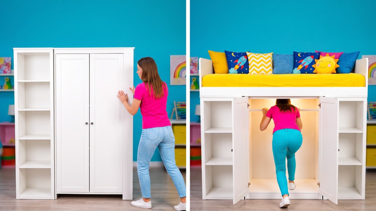 Incredible DIY Hidden Room Transformation by Mom
