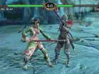 Soulcalibur IV Gameplay Mina vs Hilde