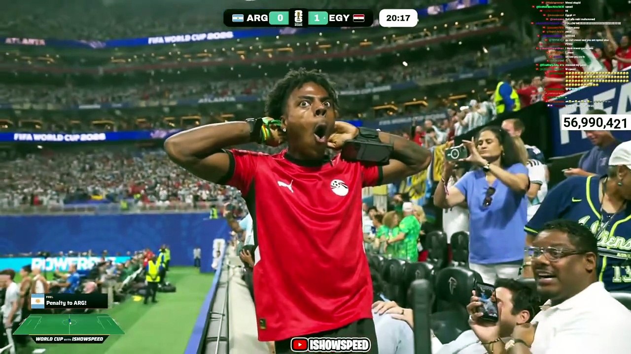 BREAKING: SPEED JUST DISTRACTED MESSI INTO MISSING HIS PENALTY AGAINST EGYPT