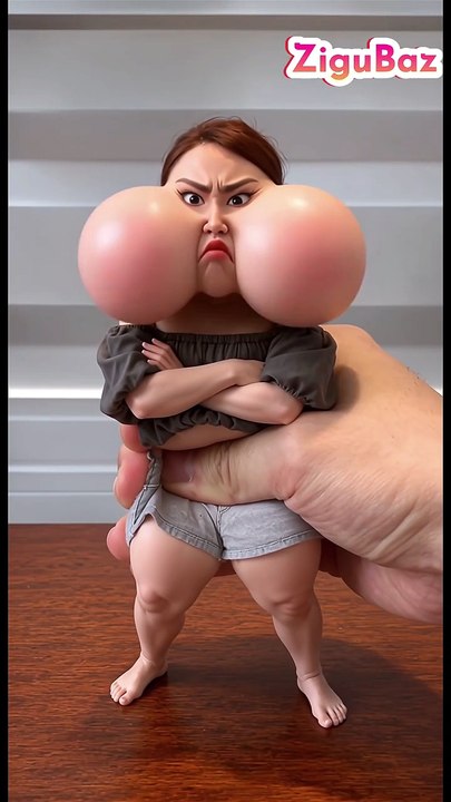 The Cutest Chubby AI Character Ever! 🤣 | Funny 3D Animation hey I generate only entertainment profile animation video #Funny3D #ComedyShorts  #AICartoon #ZiguBaz Khyaa TV
