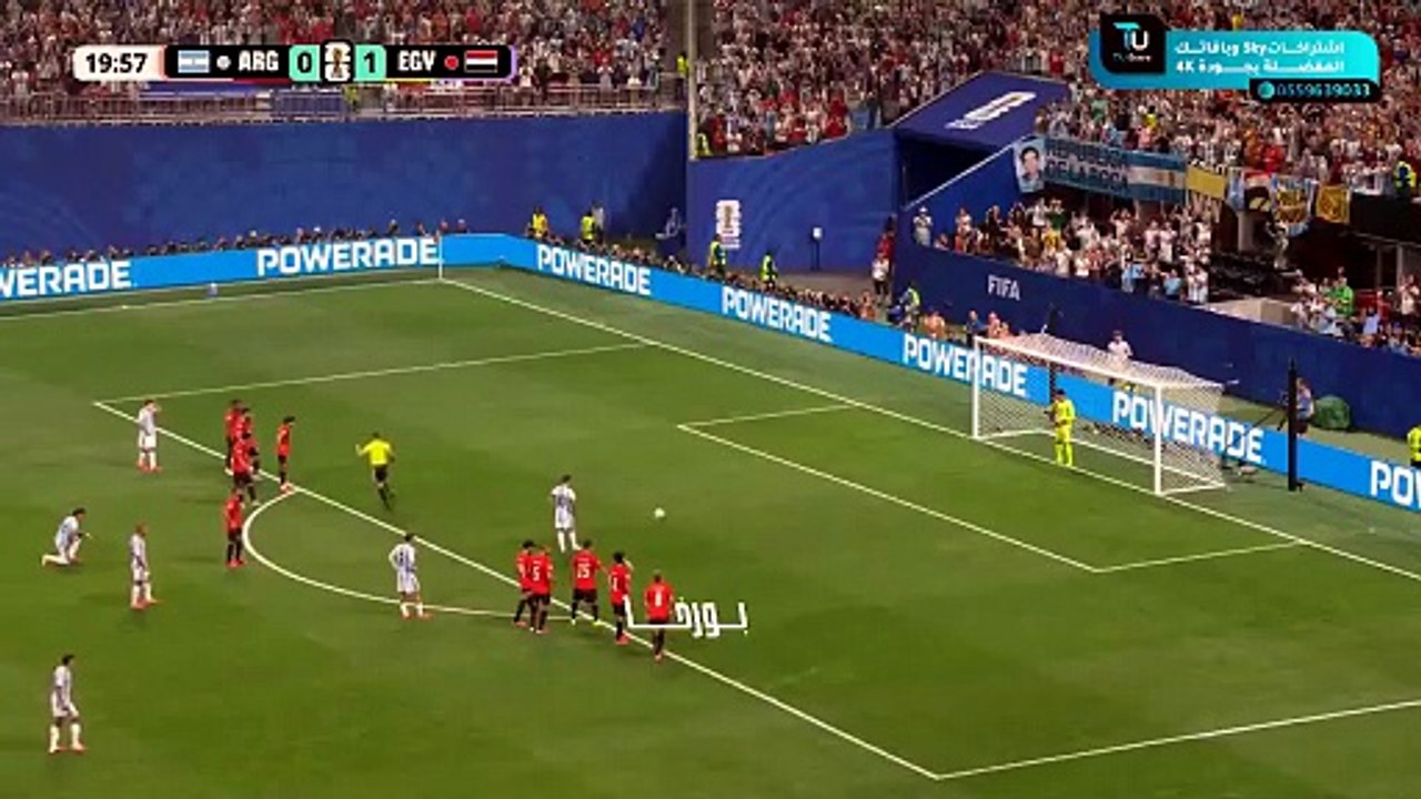 Egyptian keeper just saved an equalizing penalty shot from Messi, and the Egyptian commentator lost his mind 😂