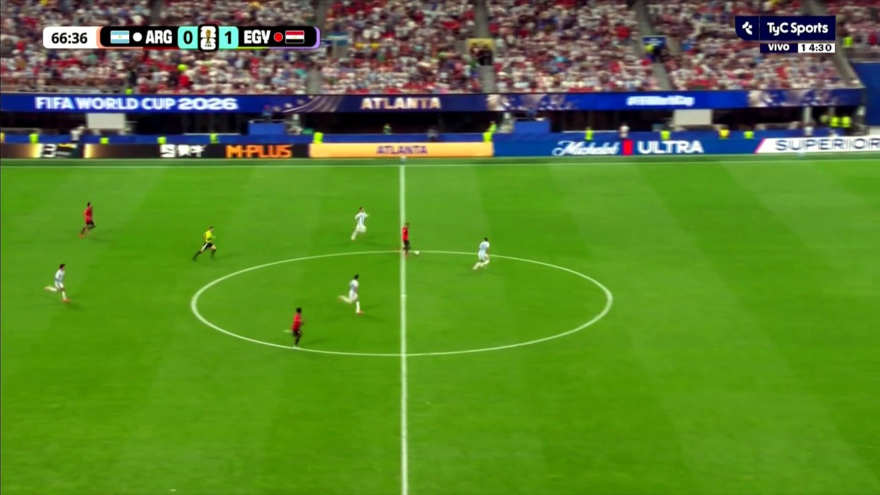 Argentina 0 - 2 Egipto | Gol de Ziko