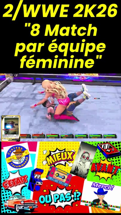 📺2/WWE 2K26 "8 Match par équipe féminine" Team Kpop Demon Hunters et Miku contre Team Sabrina Carpenter, Shakira, Taylor Swift et Billie Eilish🎬ABONNES-TOI & METS UN COM' STP MERCI📺🙏😉😎💖
