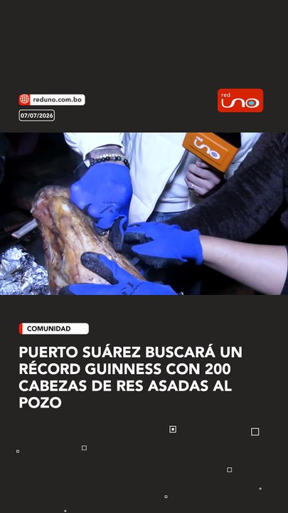 #Comunidad l Puerto Suárez presentó oficialmente el evento con el que aspira a hacer historia. Del 1 al 10 de noviembre, el municipio intentará ingresar al Récord Guinness preparando 200 cabezas de res asadas al pozo (whatía).