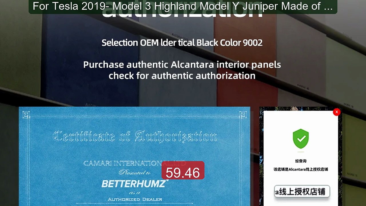 For Tesla 2019- Model 3 Highland Model Y Juniper Made of Alcantara ... -- Top Rated 2026 | Buy Now!