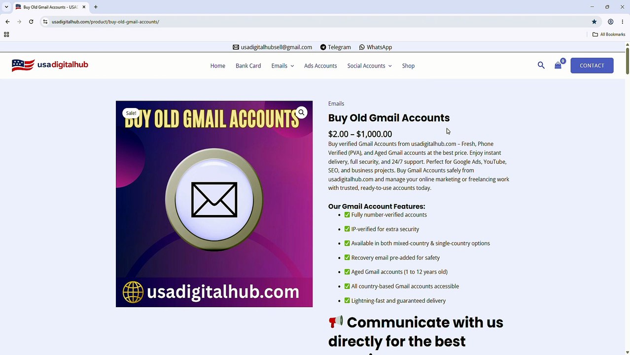 7 Easy Ways to Buy Old Gmail Accounts In Usa 2026