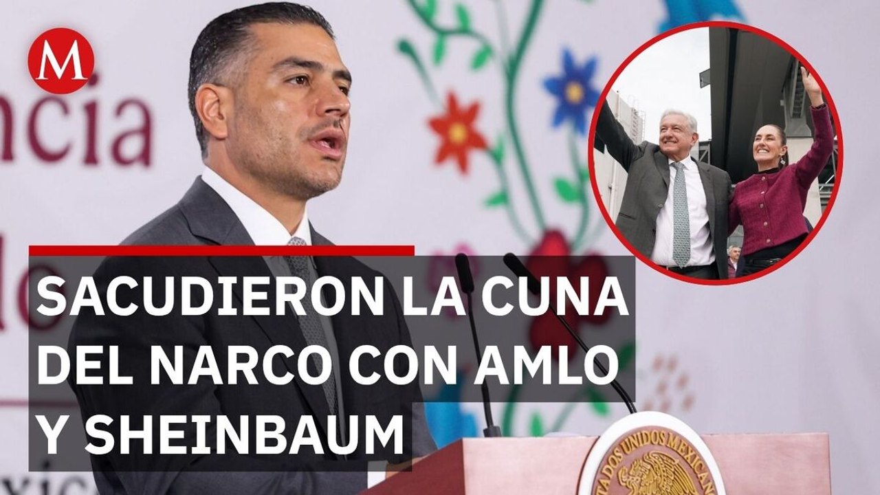 Harfuch presenta radiografía de los golpes al narcotráfico que marcaron dos eras presidenciales