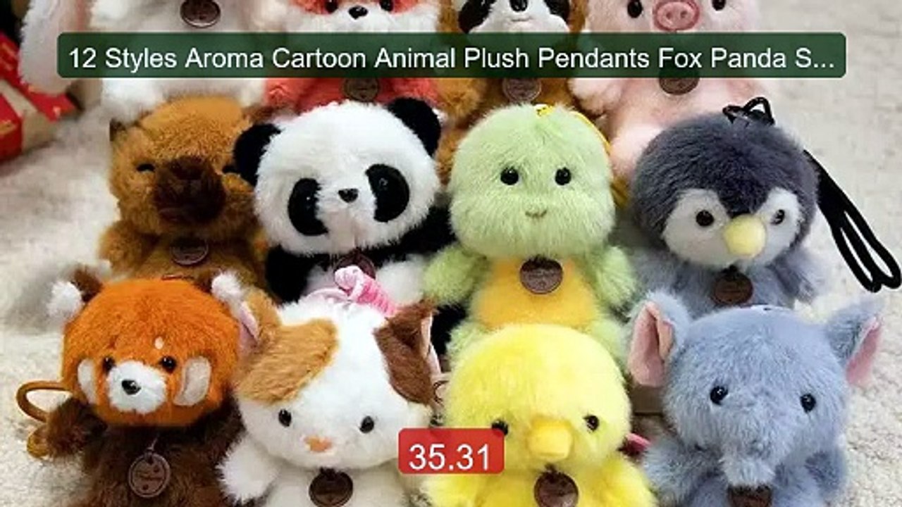 12 Styles Aroma Cartoon Animal Plush Pendants Fox Panda Sloth Piggy... -- Top Rated 2026 | Buy Now!