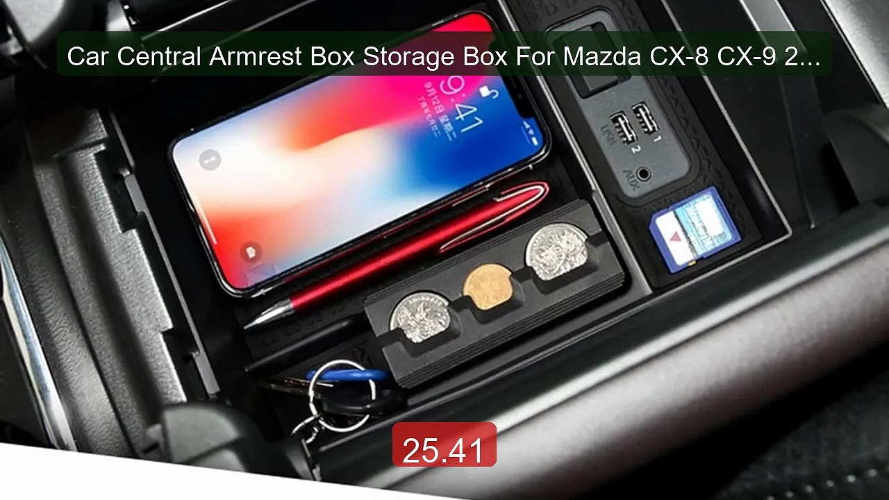 Car Central Armrest Box Storage Box For Mazda CX-8 CX-9 2024-2016 C... -- Top Rated 2026 | Buy Now!