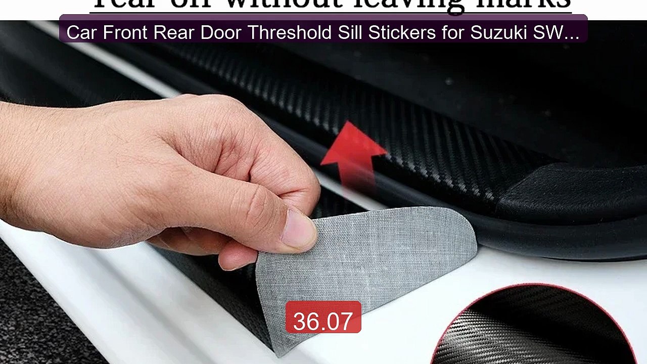Car Front Rear Door Threshold Sill Stickers for Suzuki SWIFT L... -- Best Buy 2026 | Great Quality!