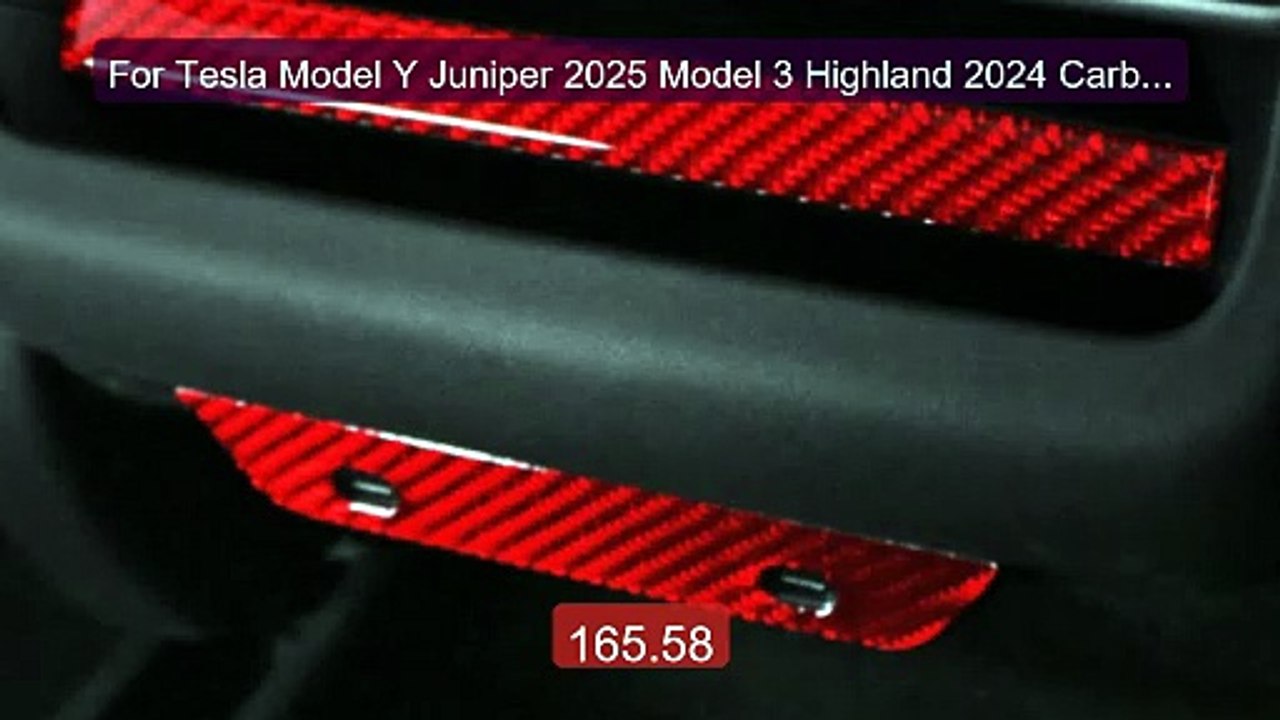 For Tesla Model Y Juniper 2025 Model 3 Highland 2024 Carbon... -- Top Pick 2026 | Unbeatable Price!