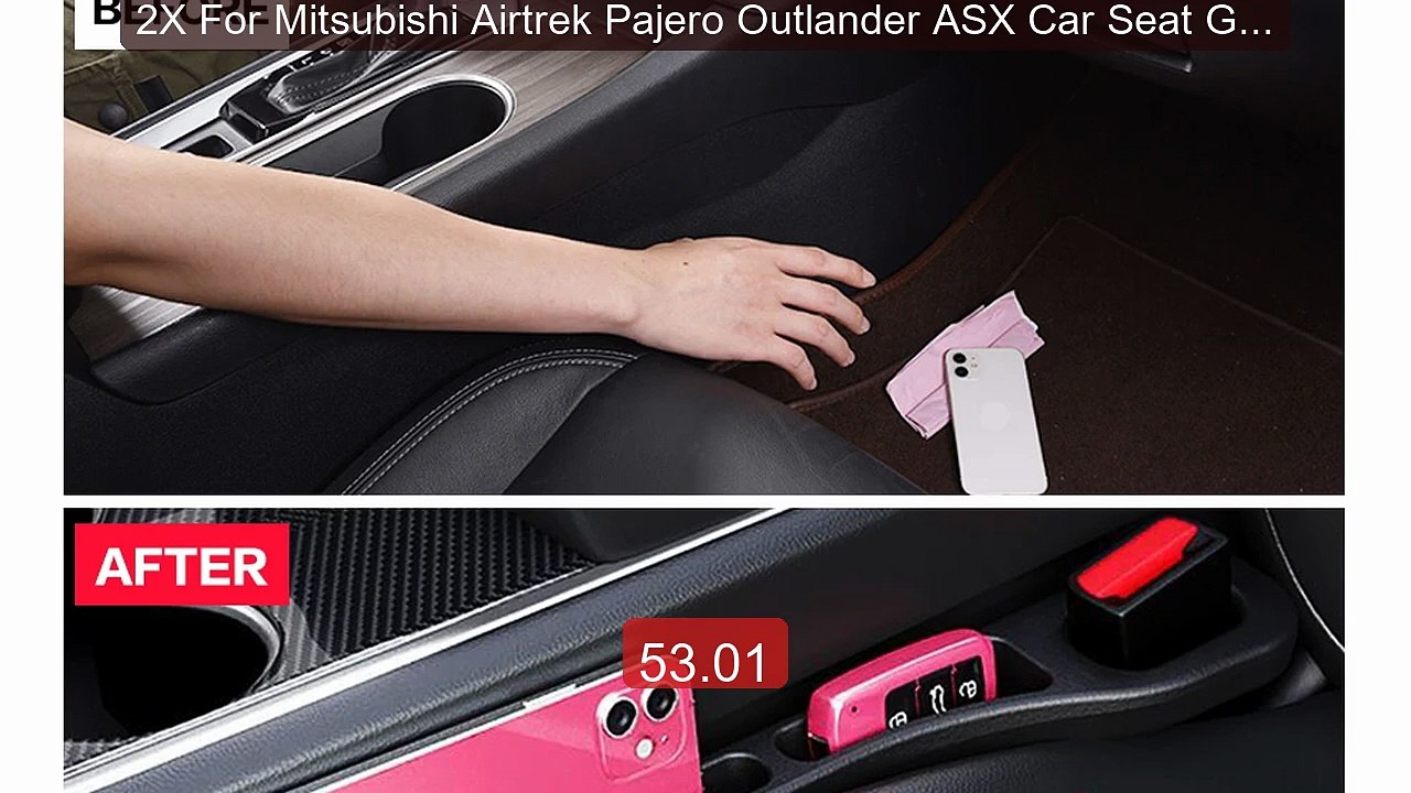 2X For Mitsubishi Airtrek Pajero Outlander ASX Car Seat Gap Filler... -- Best Deal 2026 | Shop Now!